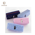 Wholesale cheap custom pattern kids carton canvas pencil bag